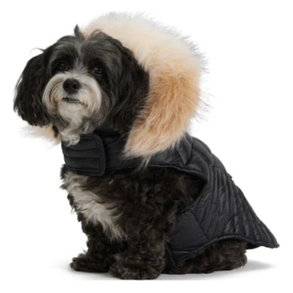 Pajar Zola Quilted Hooded Dog Jacket Insulated 297S0 - Picture 2 of 7